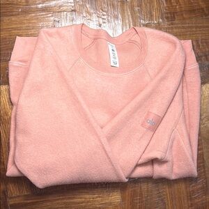 Alo Yoga Triumph Crewneck Sweatshirt – Soft Clay – Size L – Sold Out
